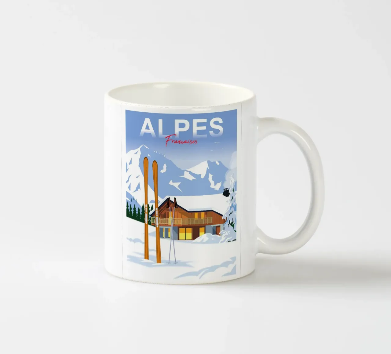 Alpi francesi tazza in ceramica da Raphaël Delerue