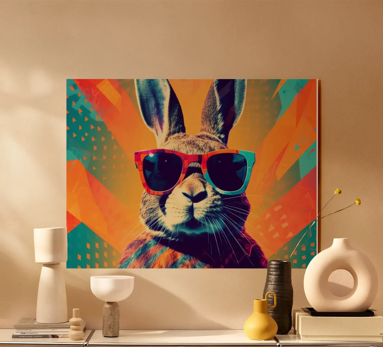 Bunny plexiglass da Artsy Bessy