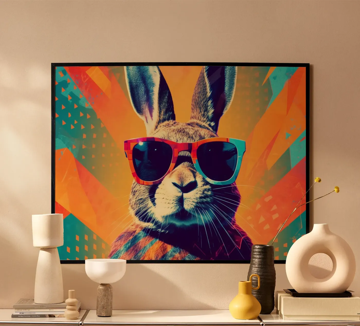 Bunny poster van Artsy Bessy