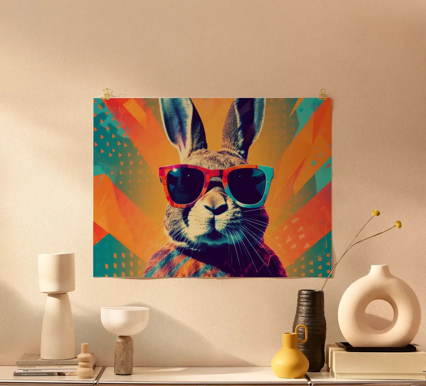 Bunny poster van Artsy Bessy