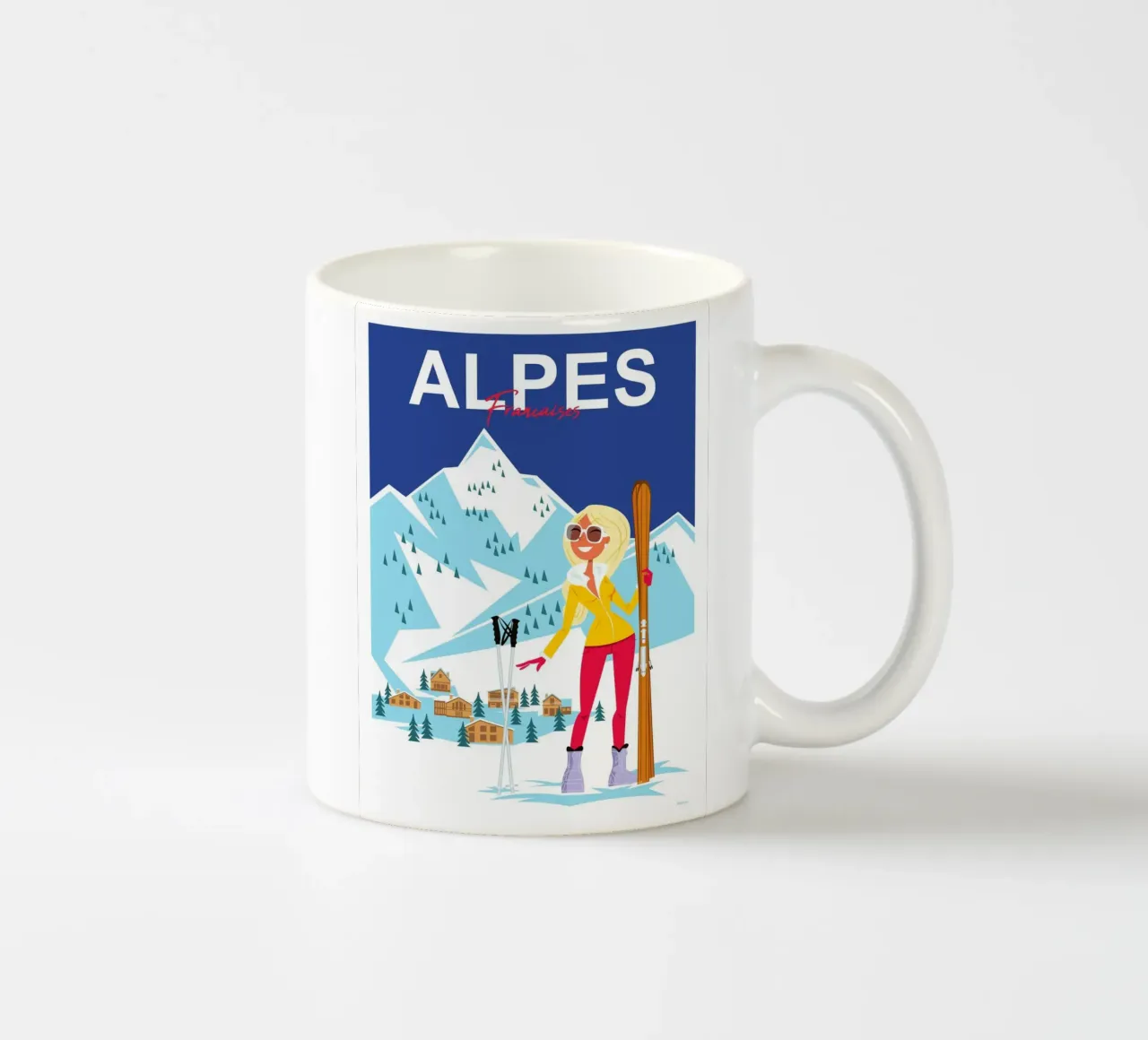 Alpi francesi tazza in ceramica da Raphaël Delerue