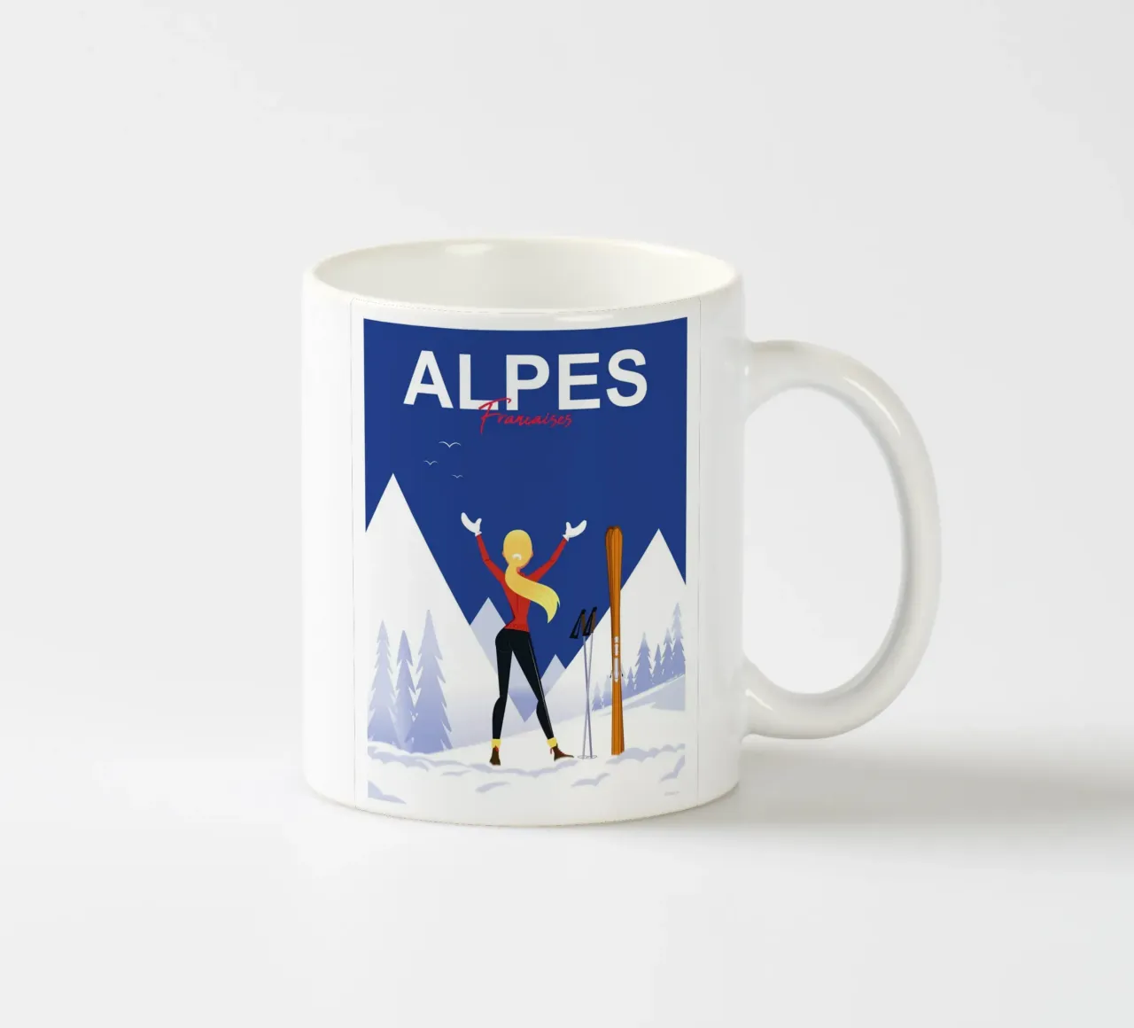 Alpi francesi tazza in ceramica da Raphaël Delerue