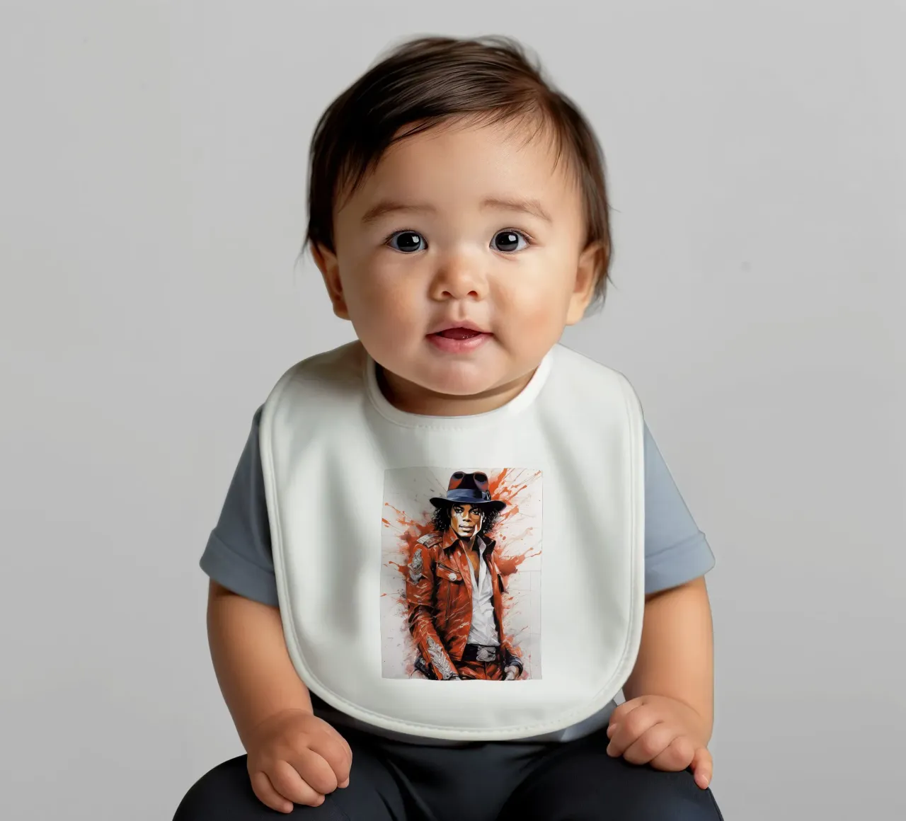 michael jackson Babylätzchen von 🎁 NOBELART