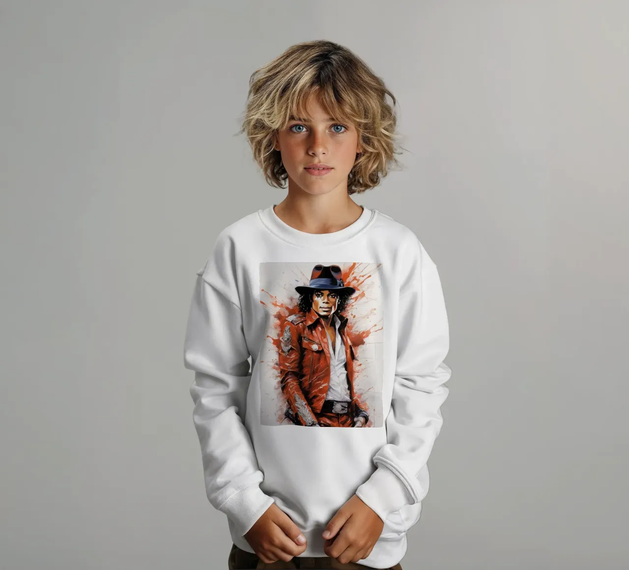 michael jackson felpa bambino da ARTVI-SHOP