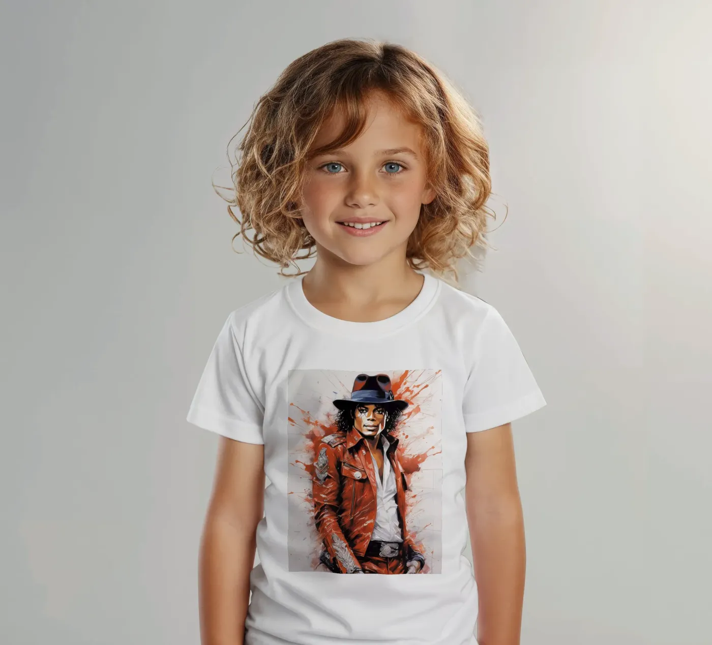 michael jackson kids t-shirt by 🎁 NOBELART