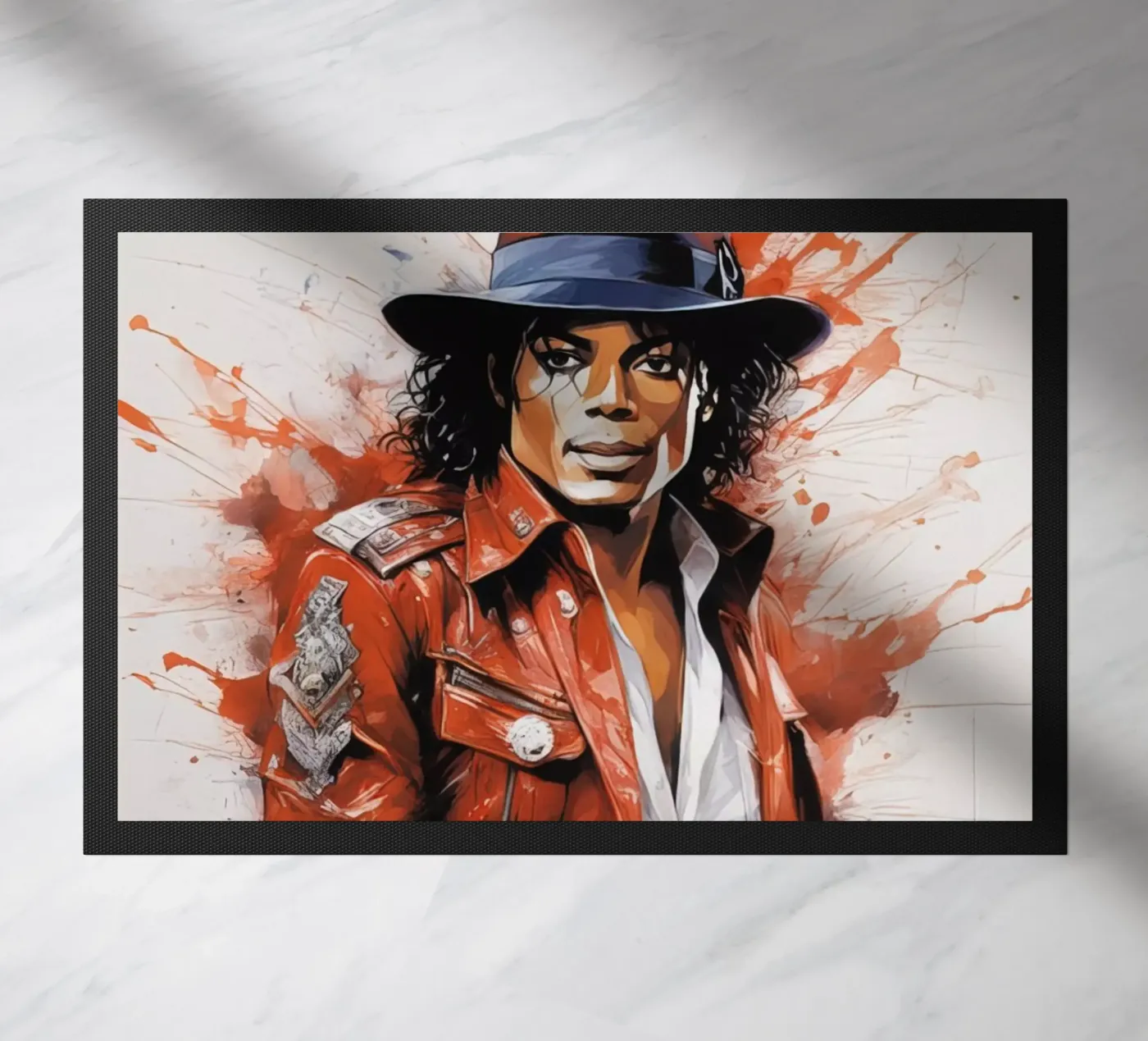 michael jackson doormat by 🎁 NOBELART