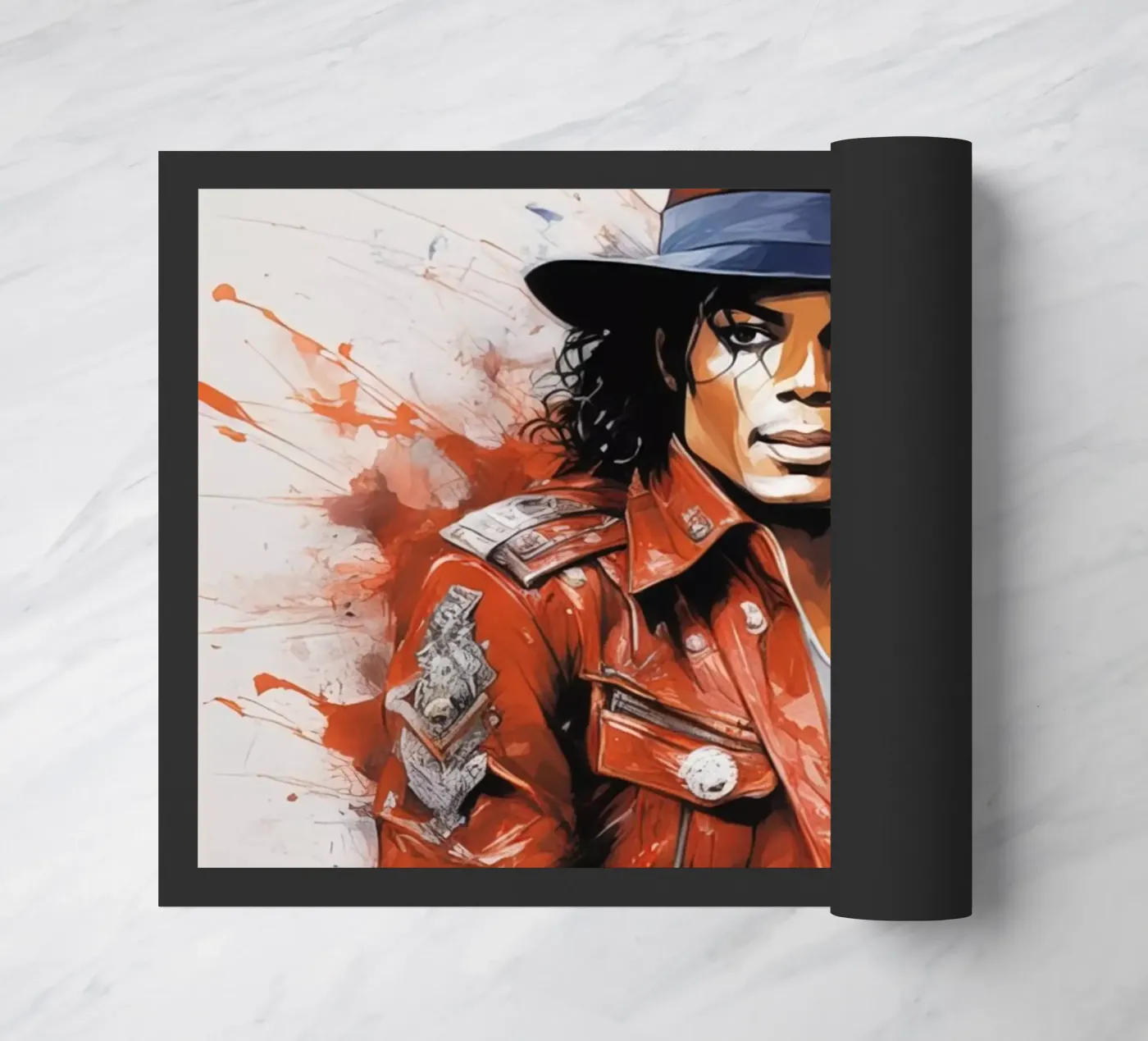michael jackson doormat by 🎁 NOBELART