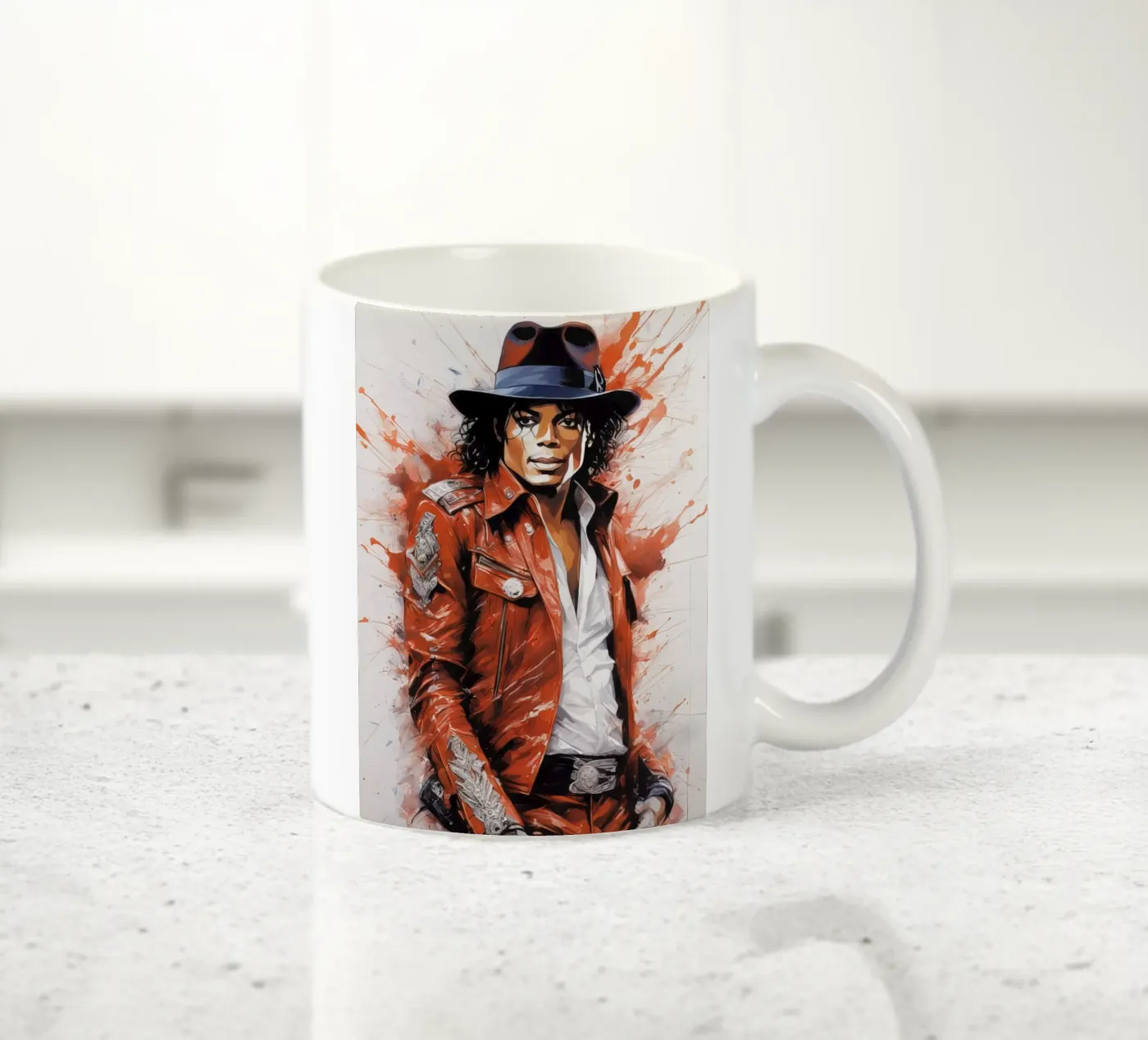 michael jackson ceramic mug by 🎁 NOBELART