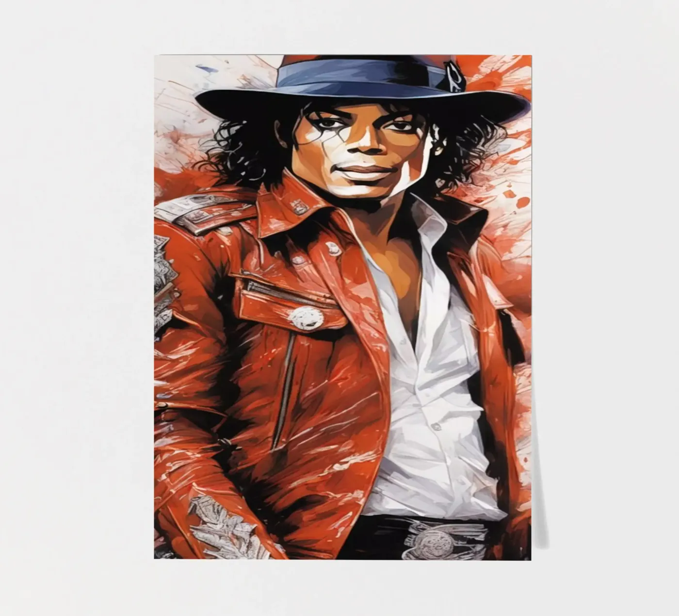 michael jackson stickervel van 🎁 NOBELART
