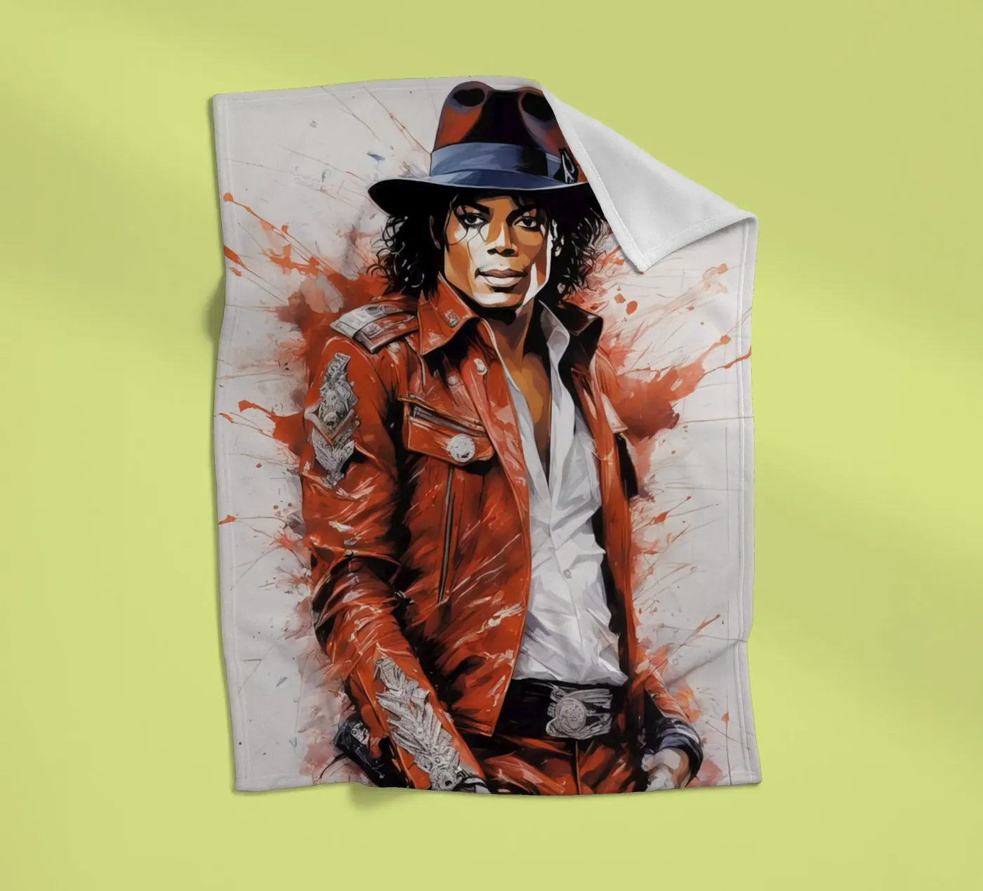 michael jackson fleecedeken van 🎁 NOBELART