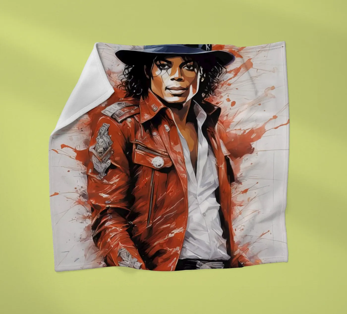 michael jackson fleecedeken van 🎁 NOBELART