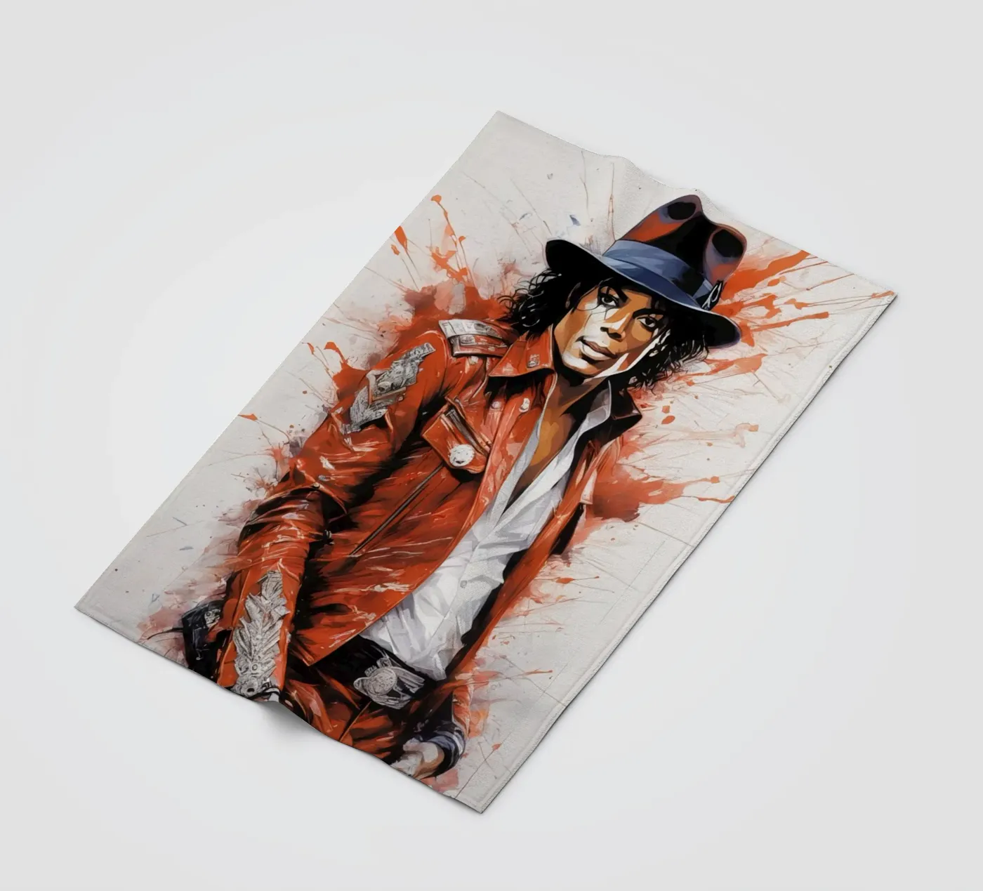 michael jackson fleecedeken van 🎁 NOBELART