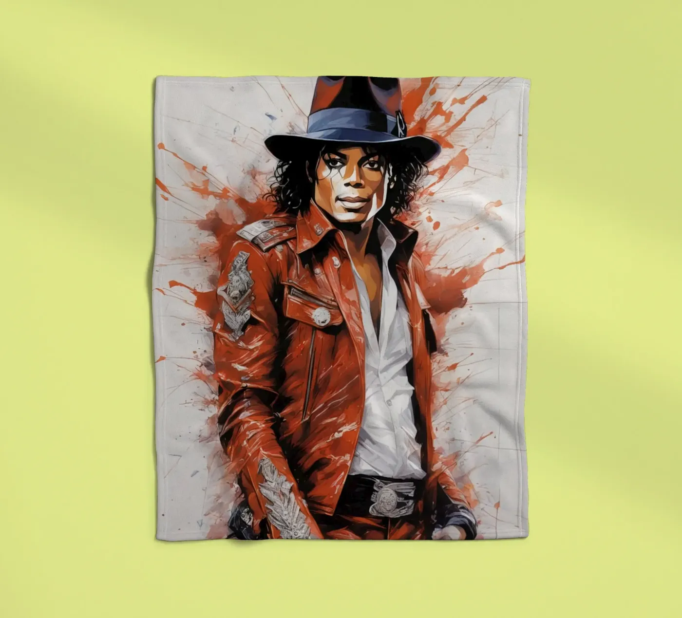 michael jackson fleecedeken van 🎁 NOBELART