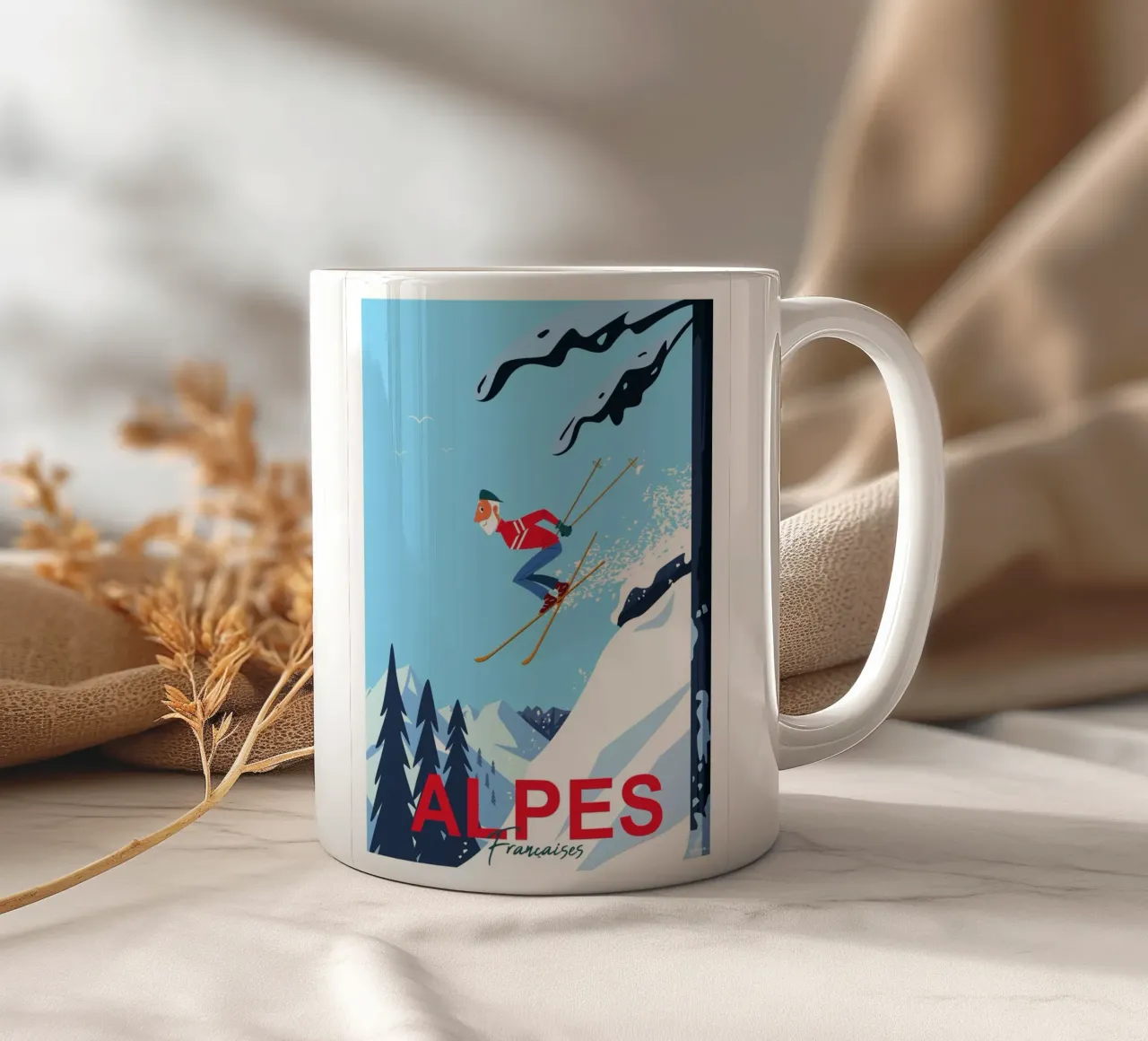 Alpi francesi tazza in ceramica da Raphaël Delerue