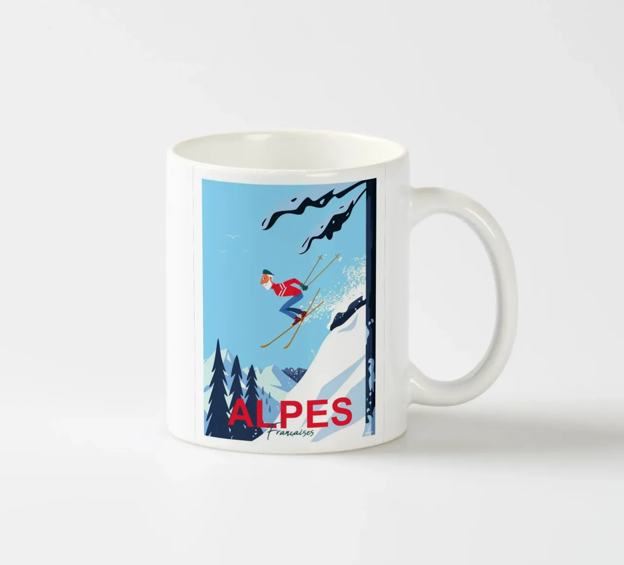 Alpi francesi tazza in ceramica da Raphaël Delerue