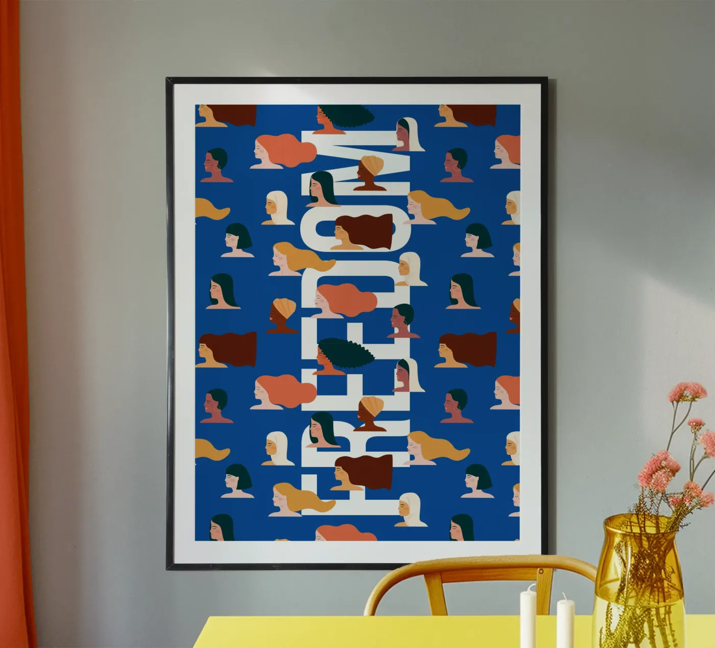Freedom poster by Tamsen Design