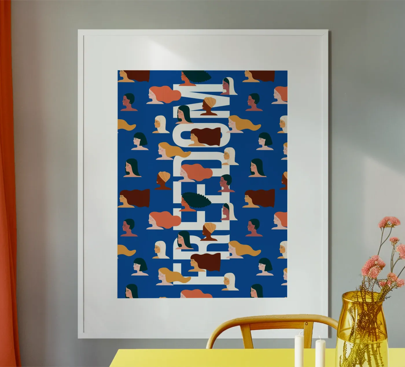 Freedom poster by Tamsen Design