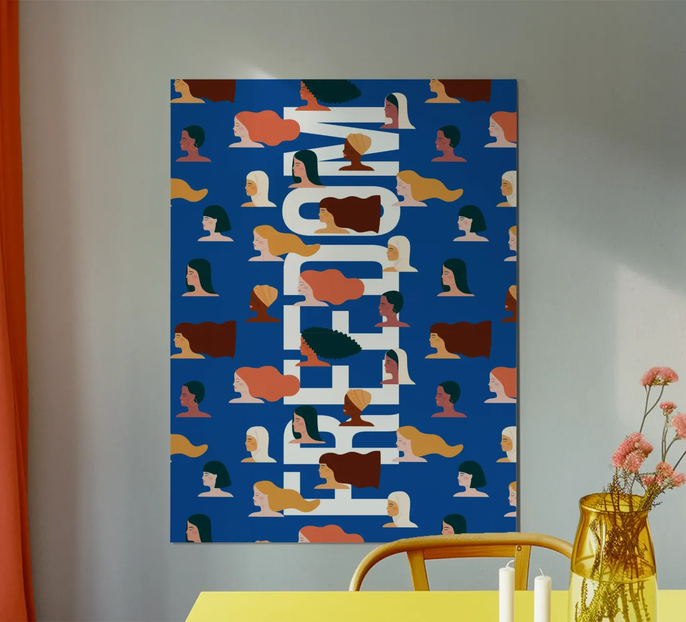 Freedom poster by Tamsen Design