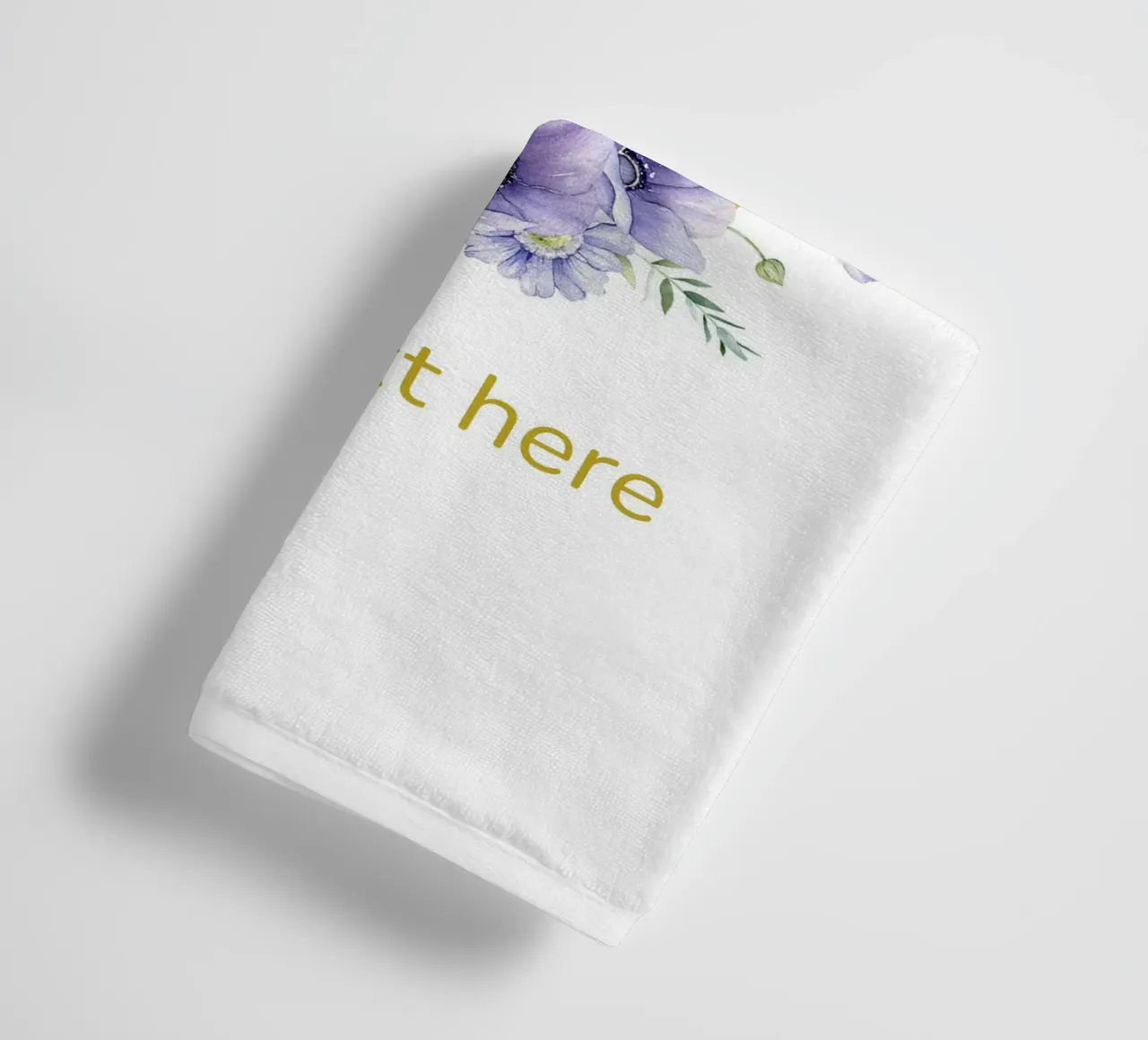 Letter U, Personalized Name Print, Personalized initial towel by The Custom Letter