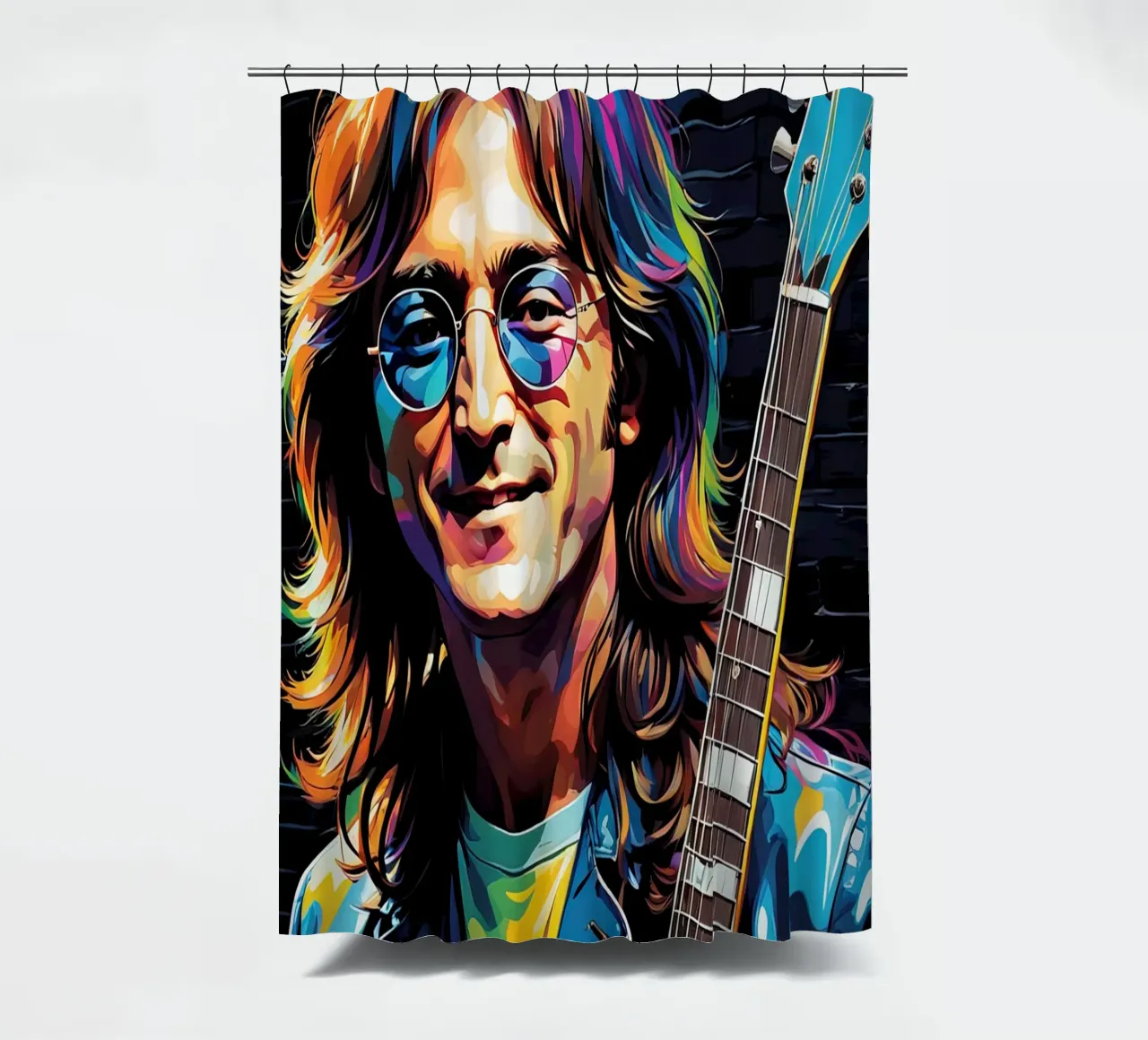 john drone shower curtain by 🎁 ARTVI-SHOP