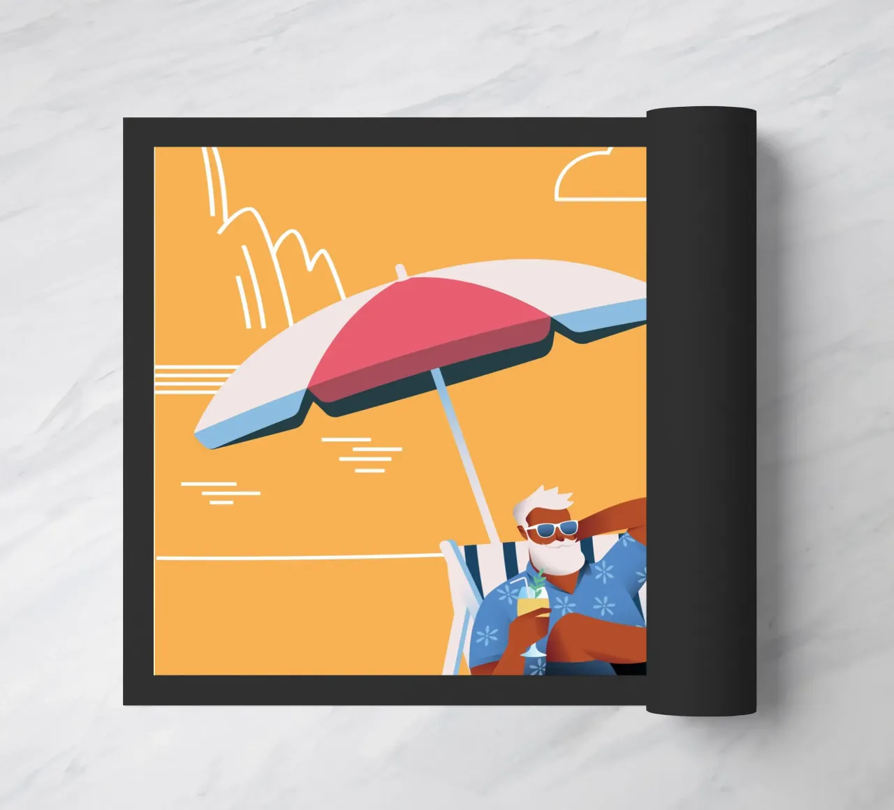 Chill Dude! zerbino da Tamsen Design