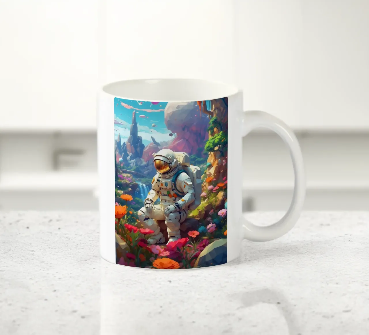 l'astronauta tazza in ceramica da ARTVI-SHOP