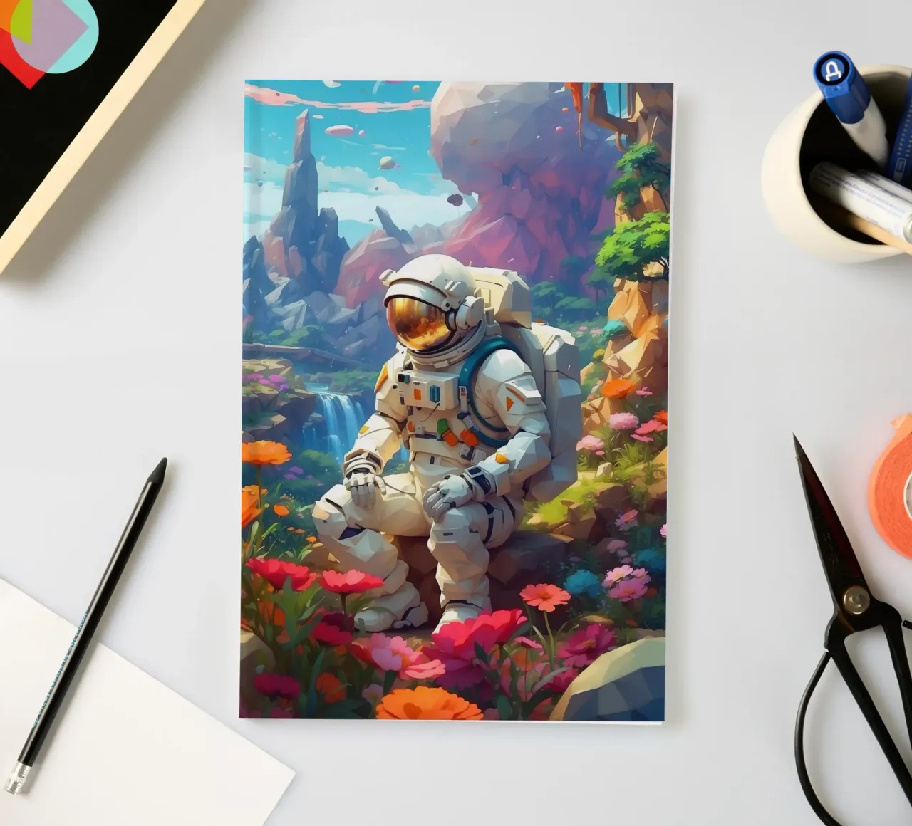 the astronaut notebook by 🎁 ARTVI-SHOP