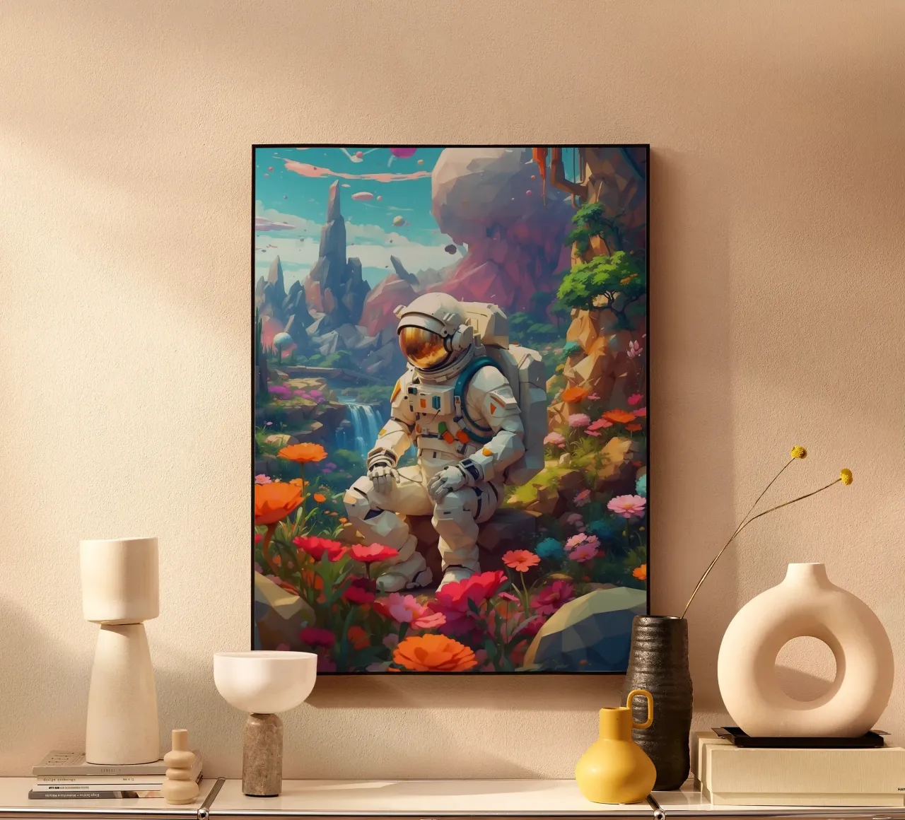 l'astronauta alluminio dibond da 🎁 ARTVI-SHOP