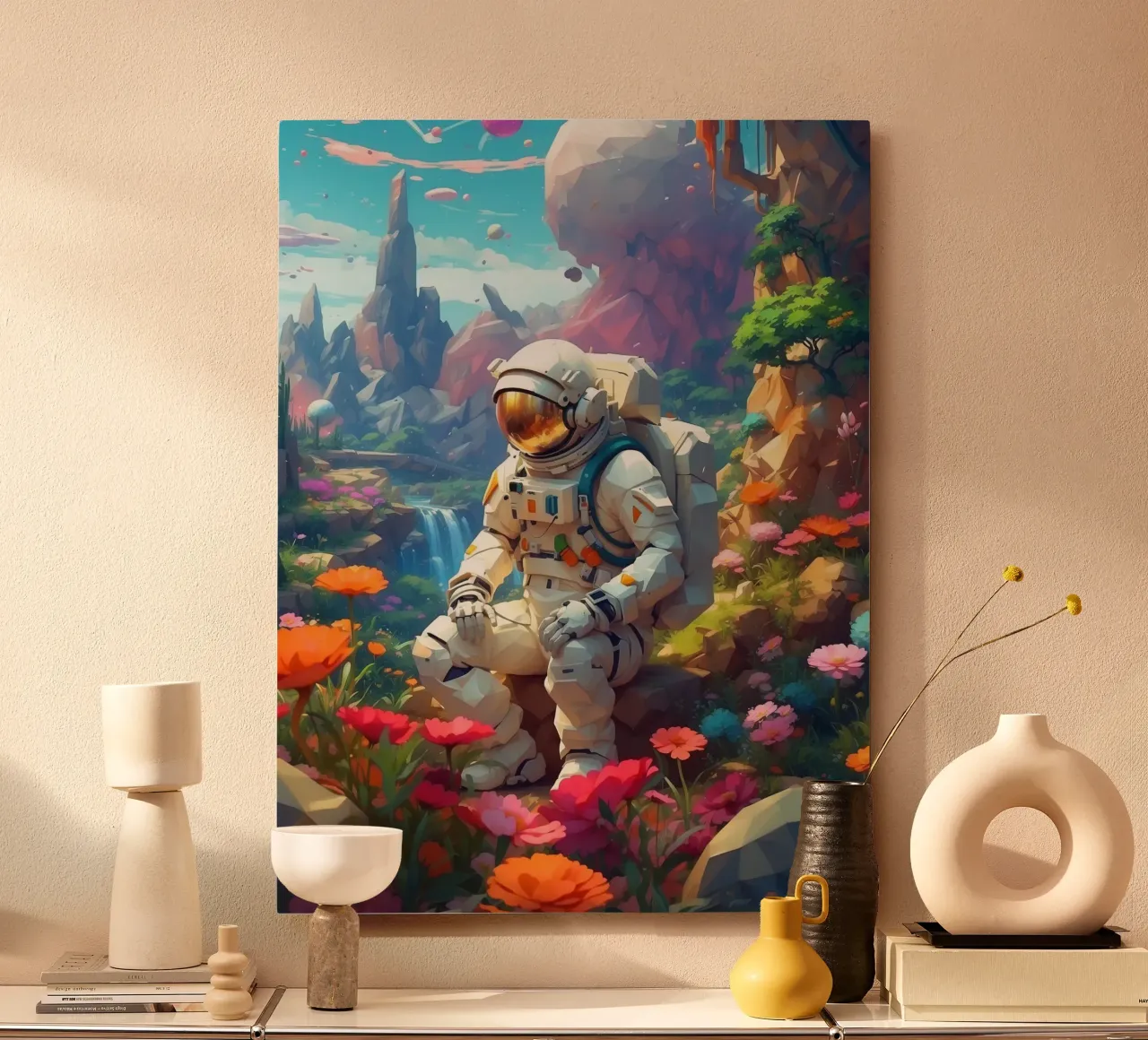 l'astronauta alluminio dibond da 🎁 ARTVI-SHOP