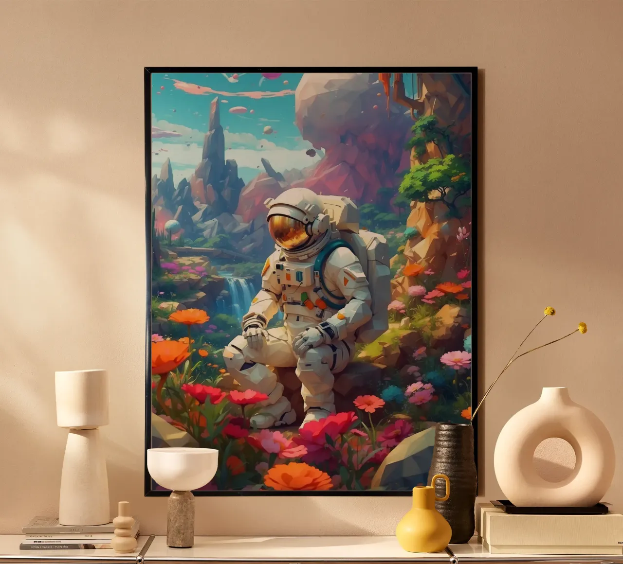l'astronauta carta hahnemühle da 🎁 ARTVI-SHOP