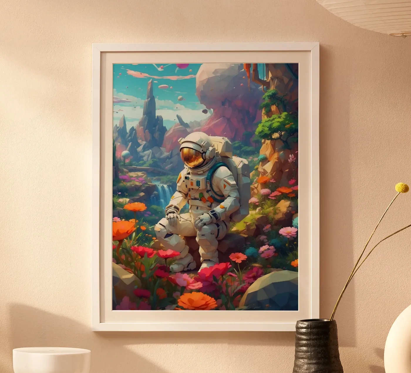 l'astronauta poster da 🎁 NOBELART