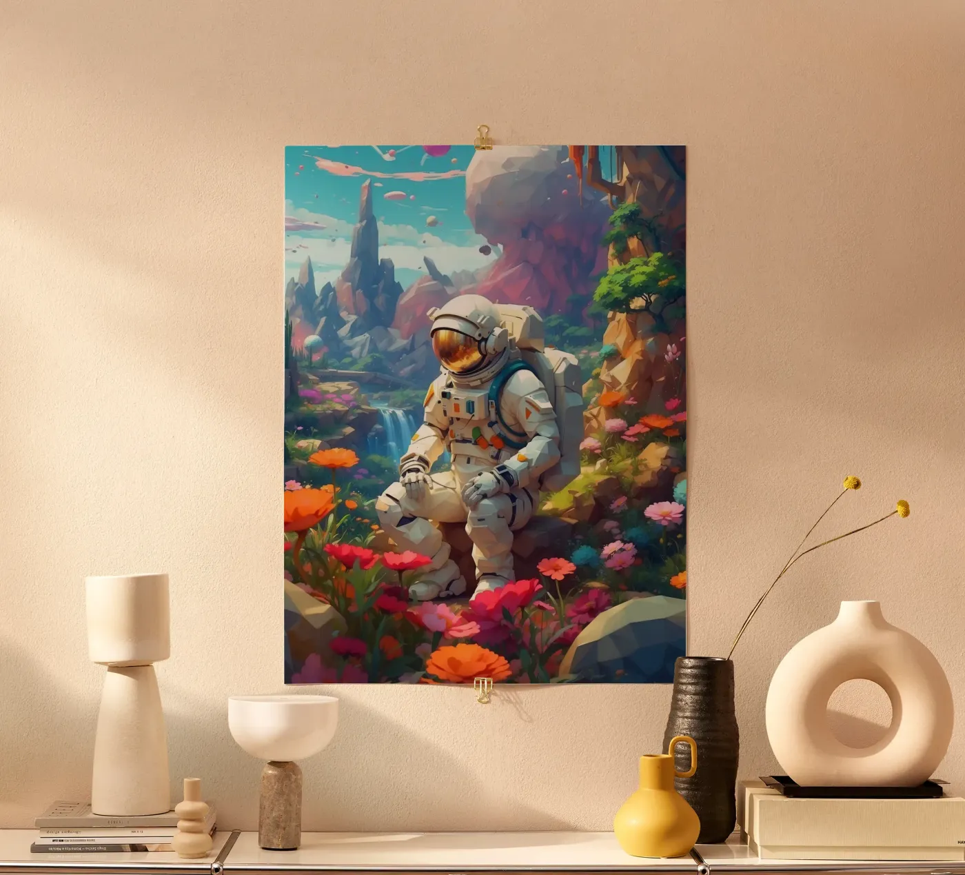 l'astronauta poster da 🎁 NOBELART