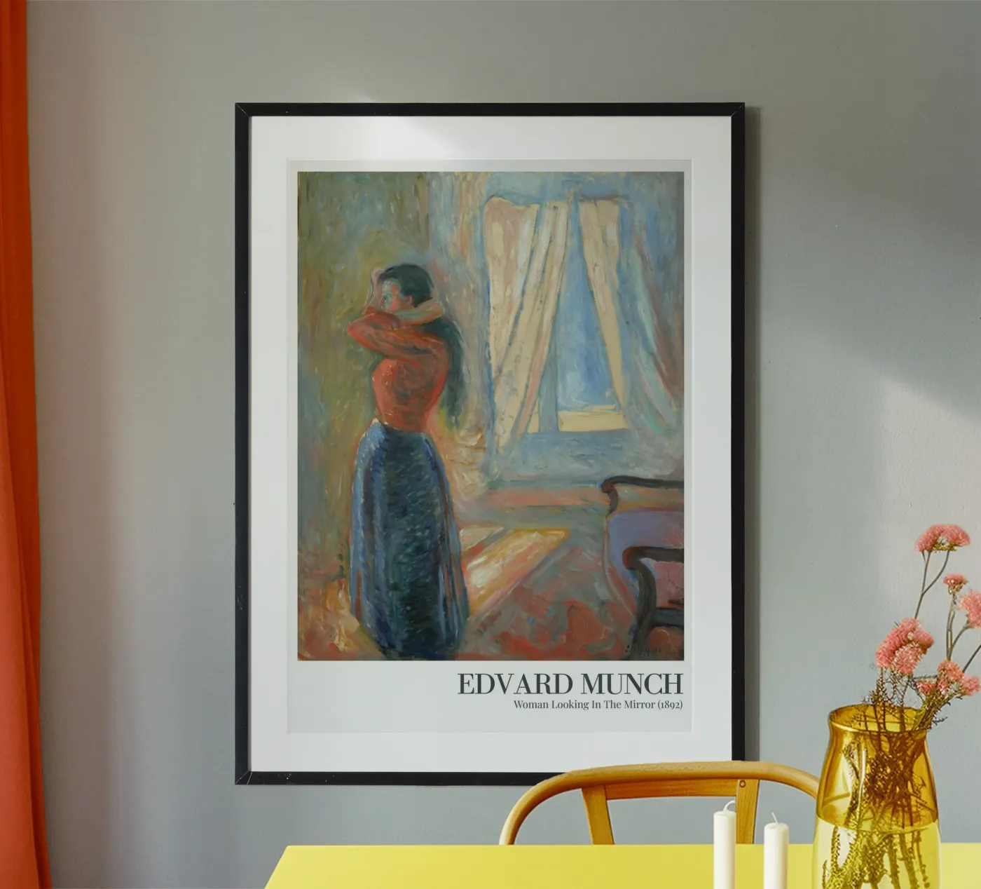 Poster Edvard Munch poster by the red studio