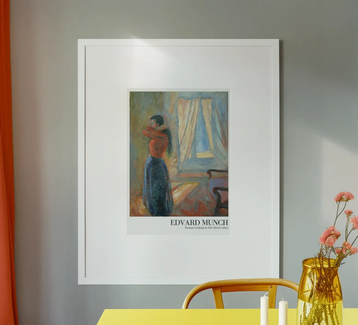 Poster Edvard Munch poster by the red studio
