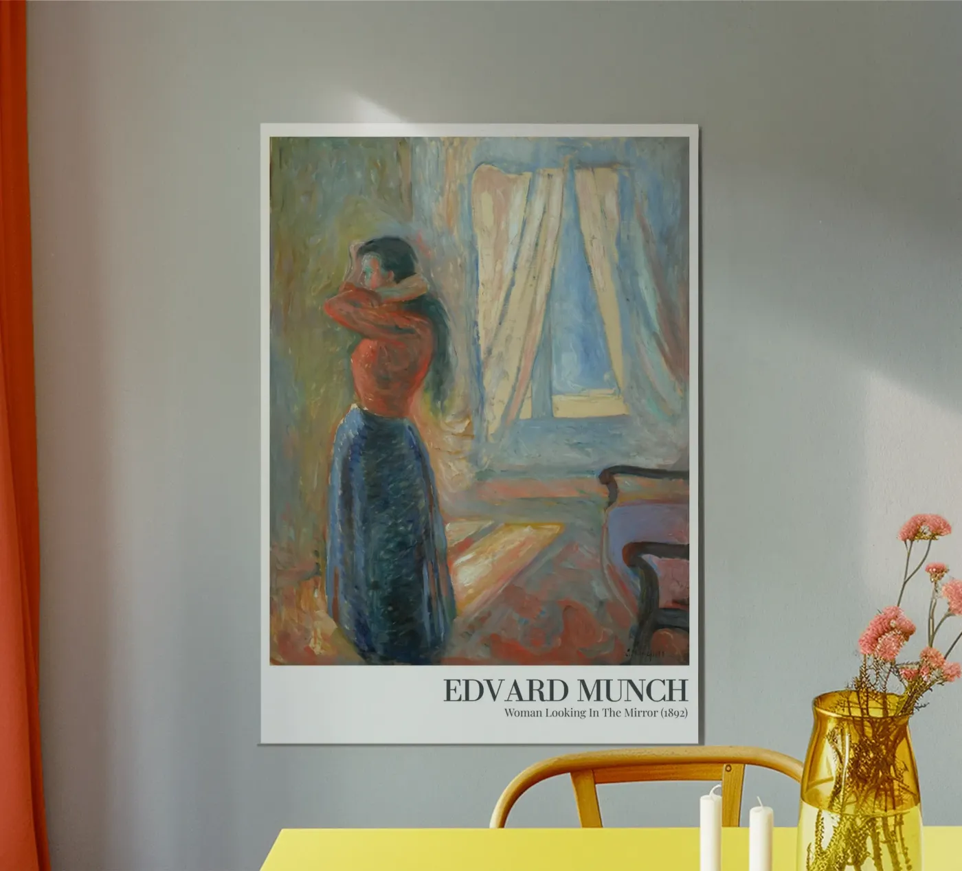 Poster Edvard Munch poster by the red studio