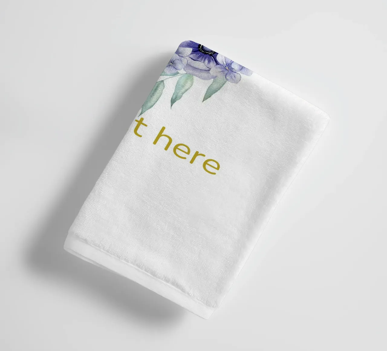 Letter O, Personalized Name Print, Personalized initial towel by The Custom Letter