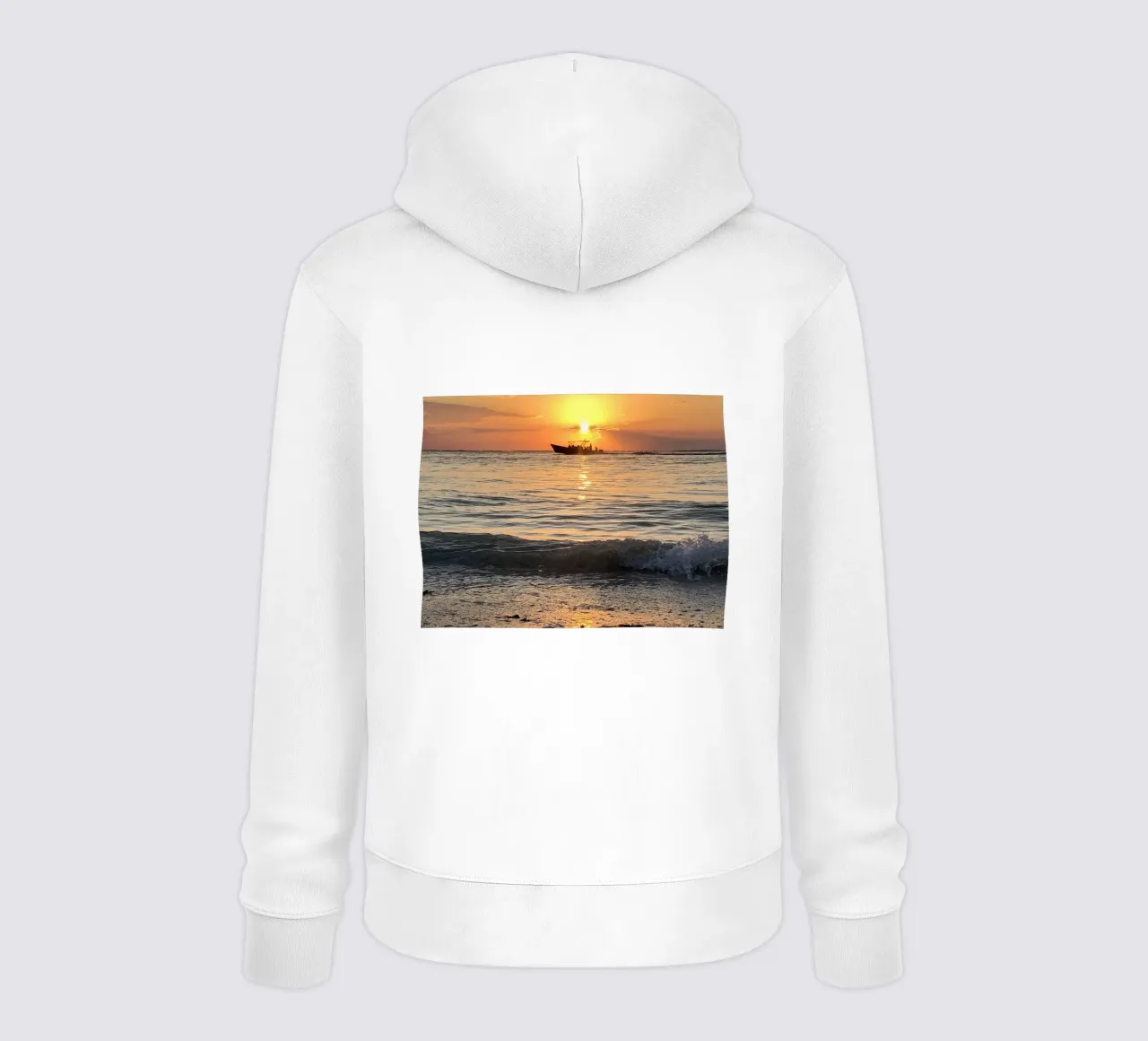 Tramonto a Holbox felpa con cappuccio da Dorothea Baur