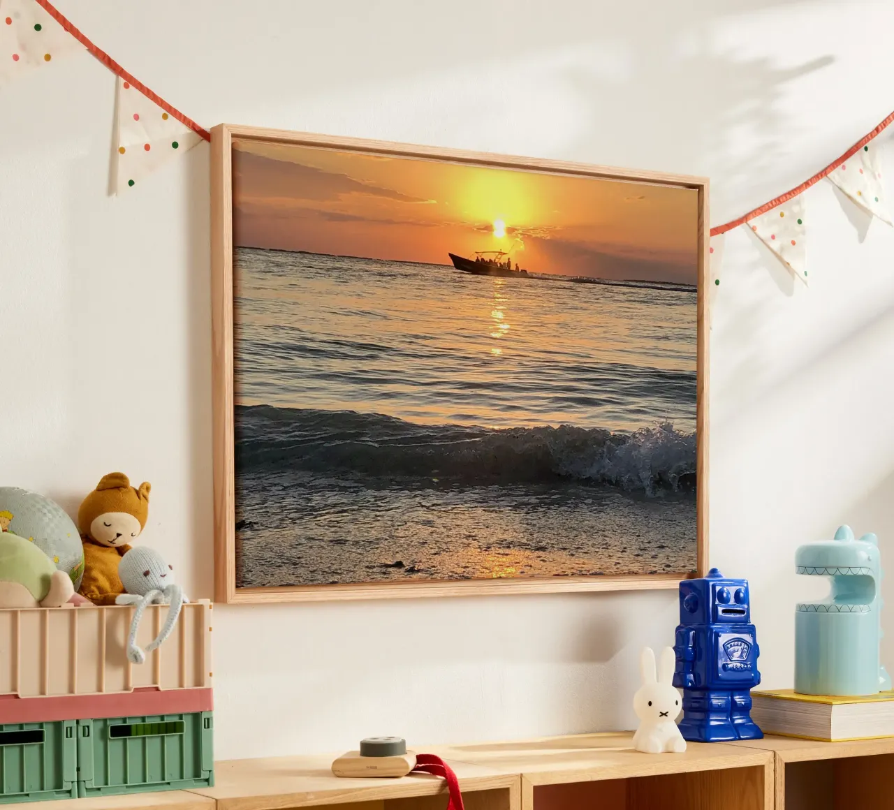 Sunset Holbox plexiglass da JUNIQERIN photography by Dorothea Baur