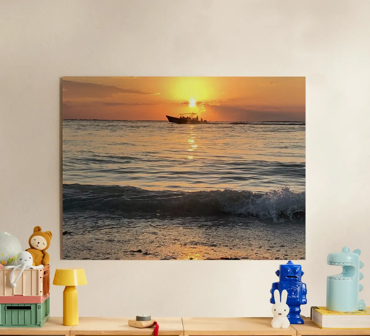 Sunset Holbox plexiglass da JUNIQERIN photography by Dorothea Baur