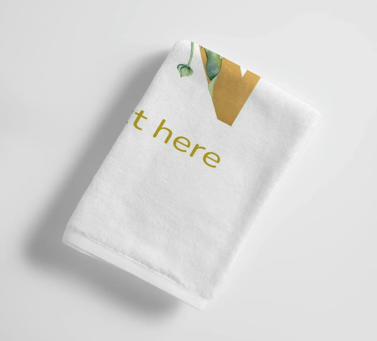 Letter N, Personalized Name Print, Personalized initial towel by The Custom Letter