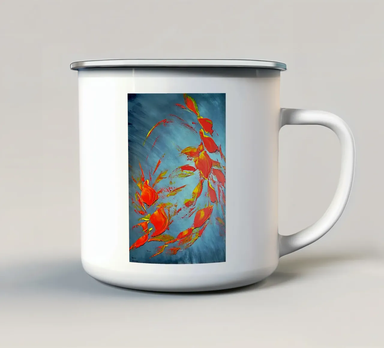 NUIT ANDALOUSE. tazza in smalto da Little treasures for your home