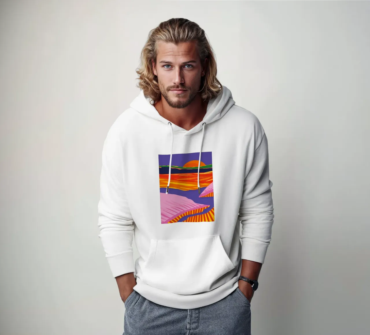 Somewhere felpa con cappuccio da Tamsen Design