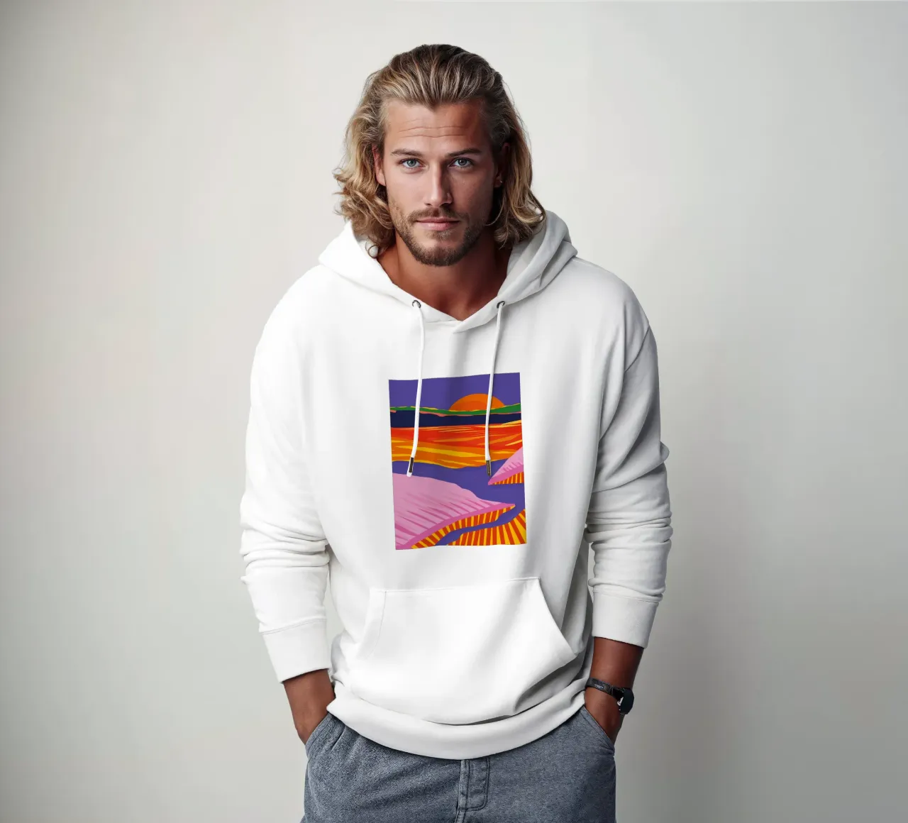 Somewhere felpa con cappuccio da Tamsen Design