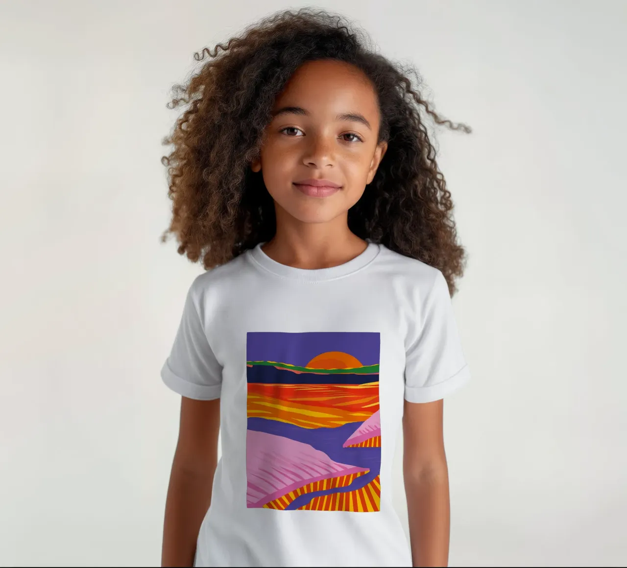 Somewhere t-shirt bambini da Tamsen Design