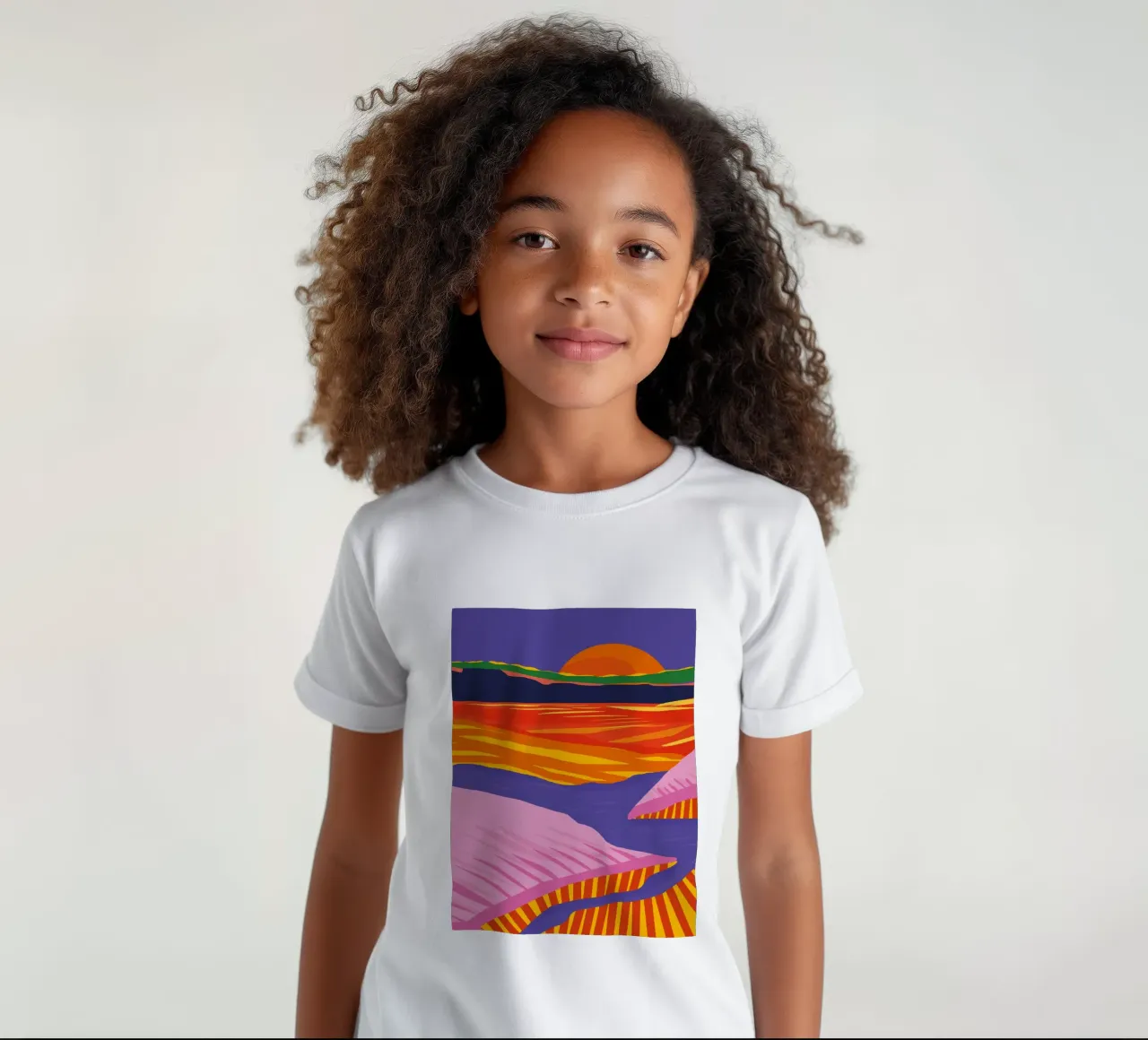 Somewhere t-shirt bambini da Tamsen Design