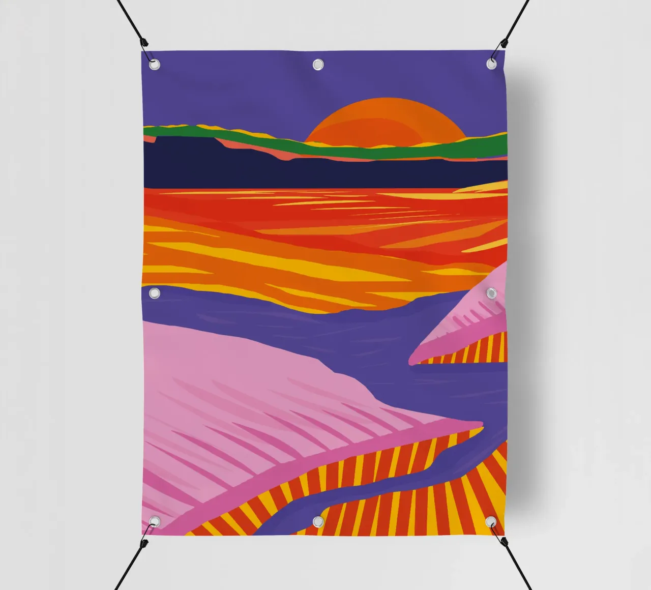 Somewhere telo in pvc da Tamsen Design