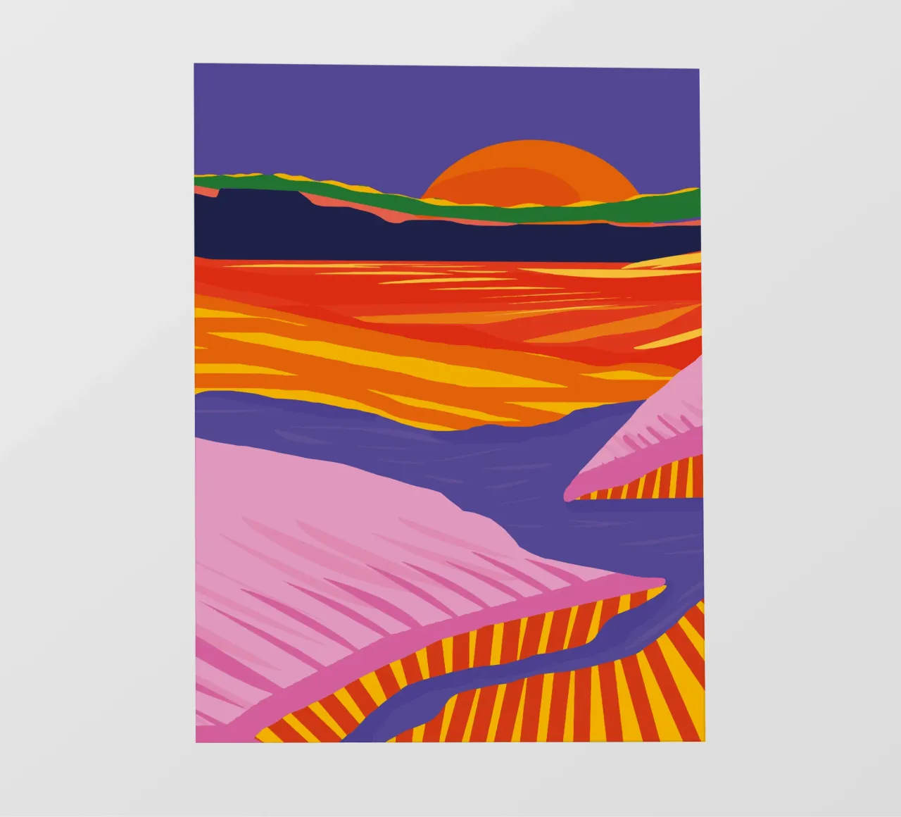 Somewhere telo in pvc da Tamsen Design