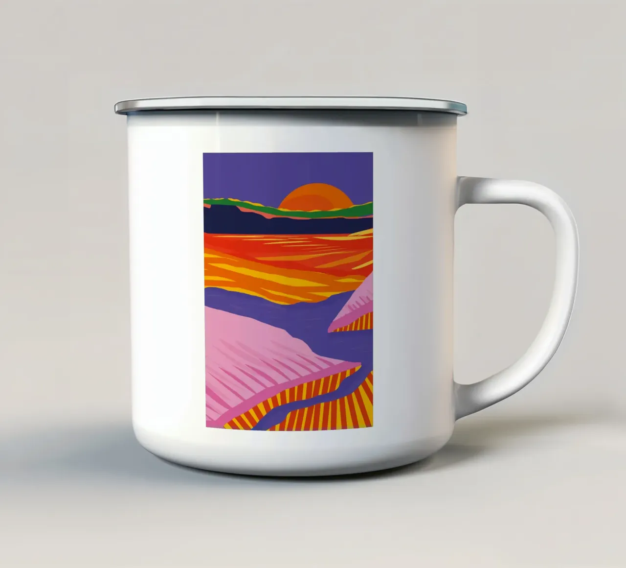 Somewhere tazza in smalto da Tamsen Design