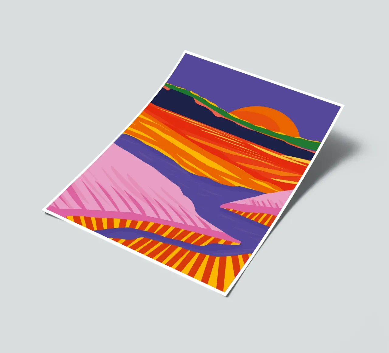 Somewhere sticker sheet by Tamsen Design