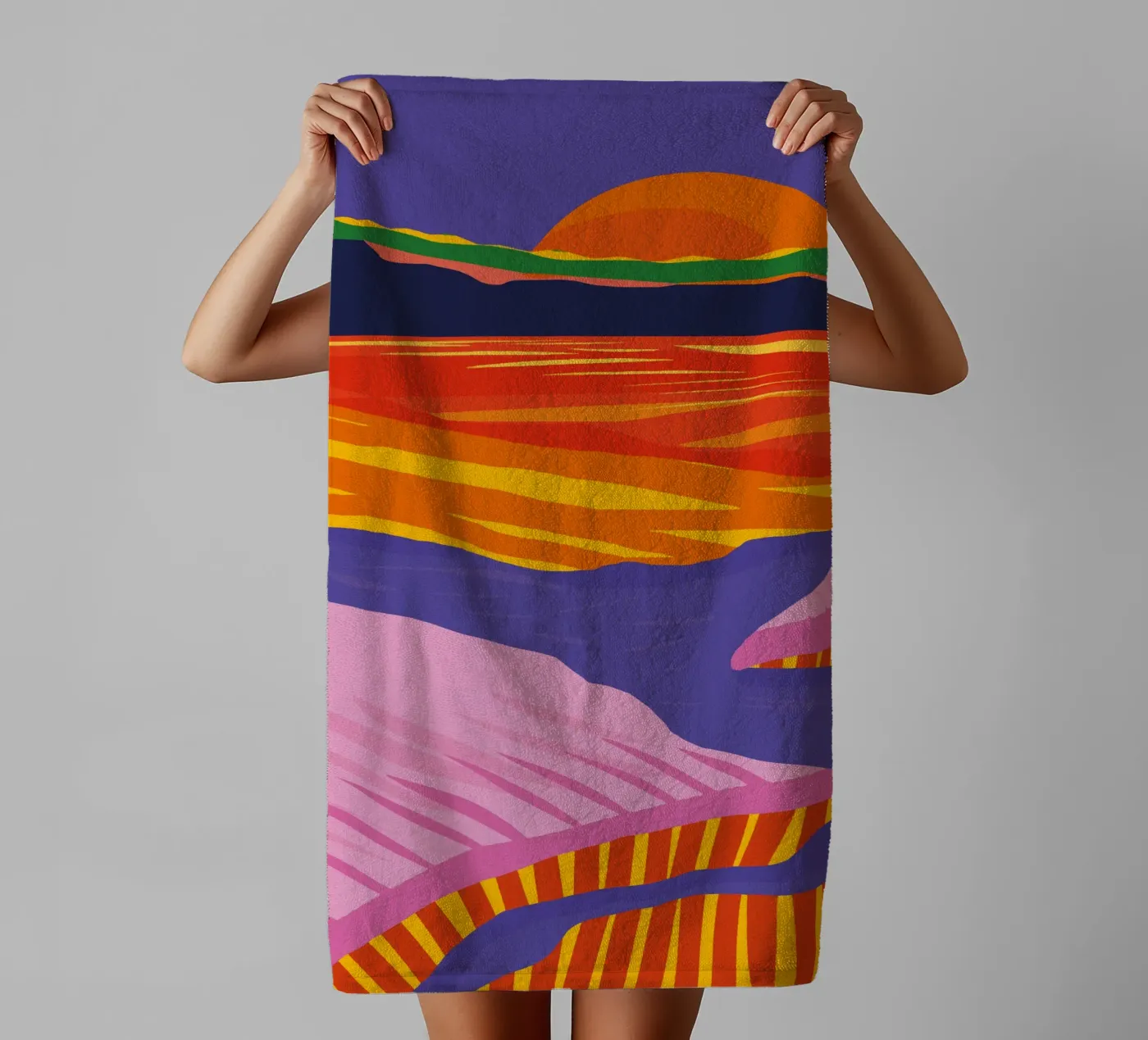 Somewhere asciugamano da bagno da Tamsen Design